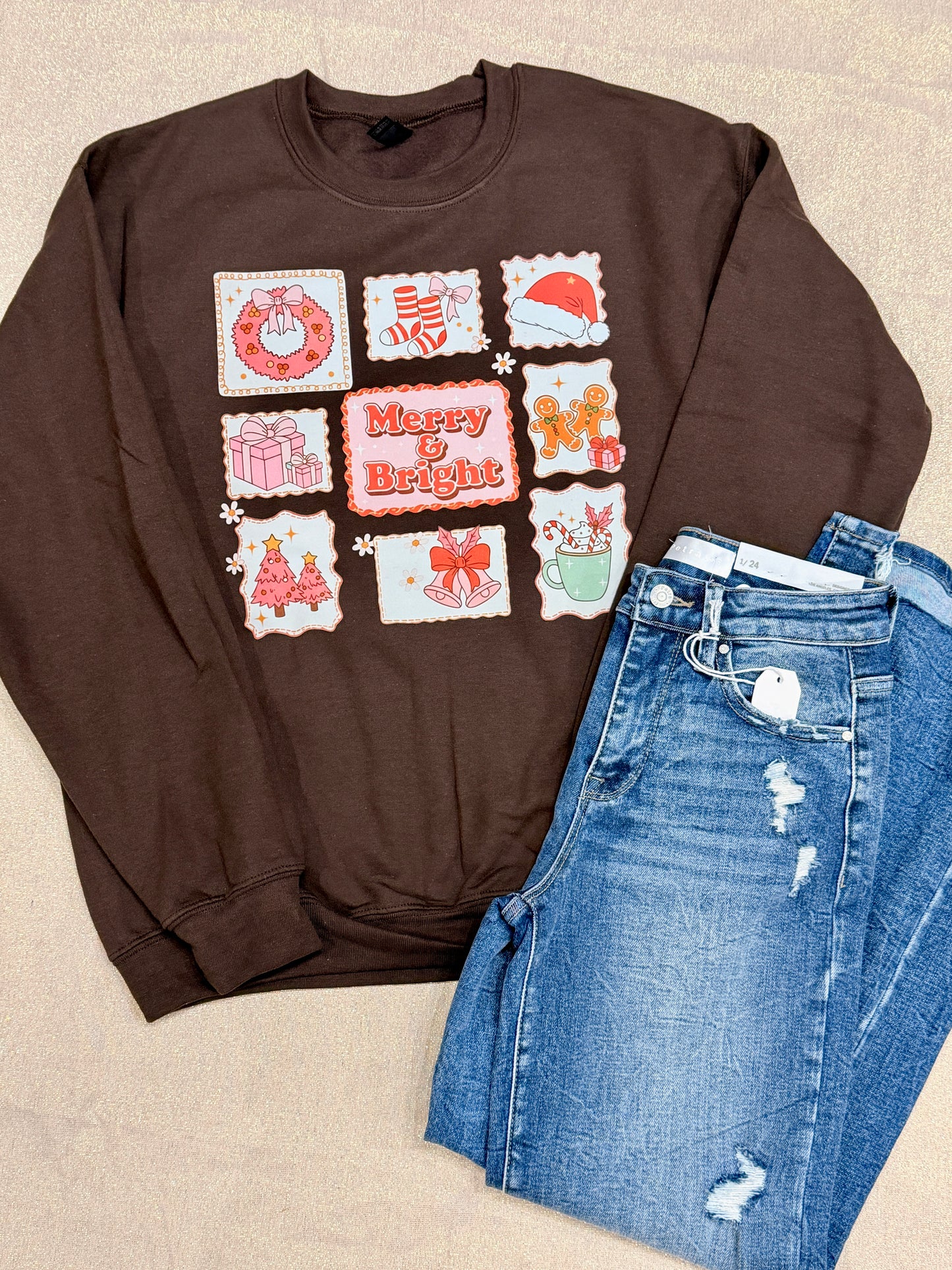 Merry + Bright Sweatshirt