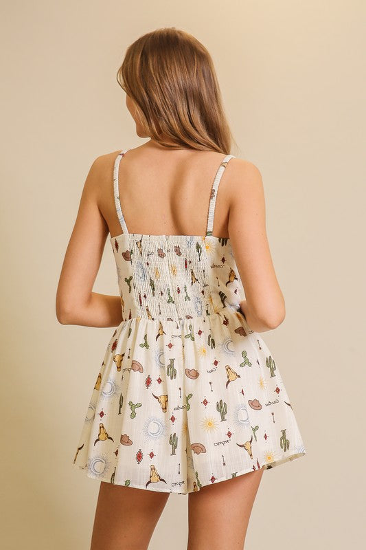 Western Style Romper