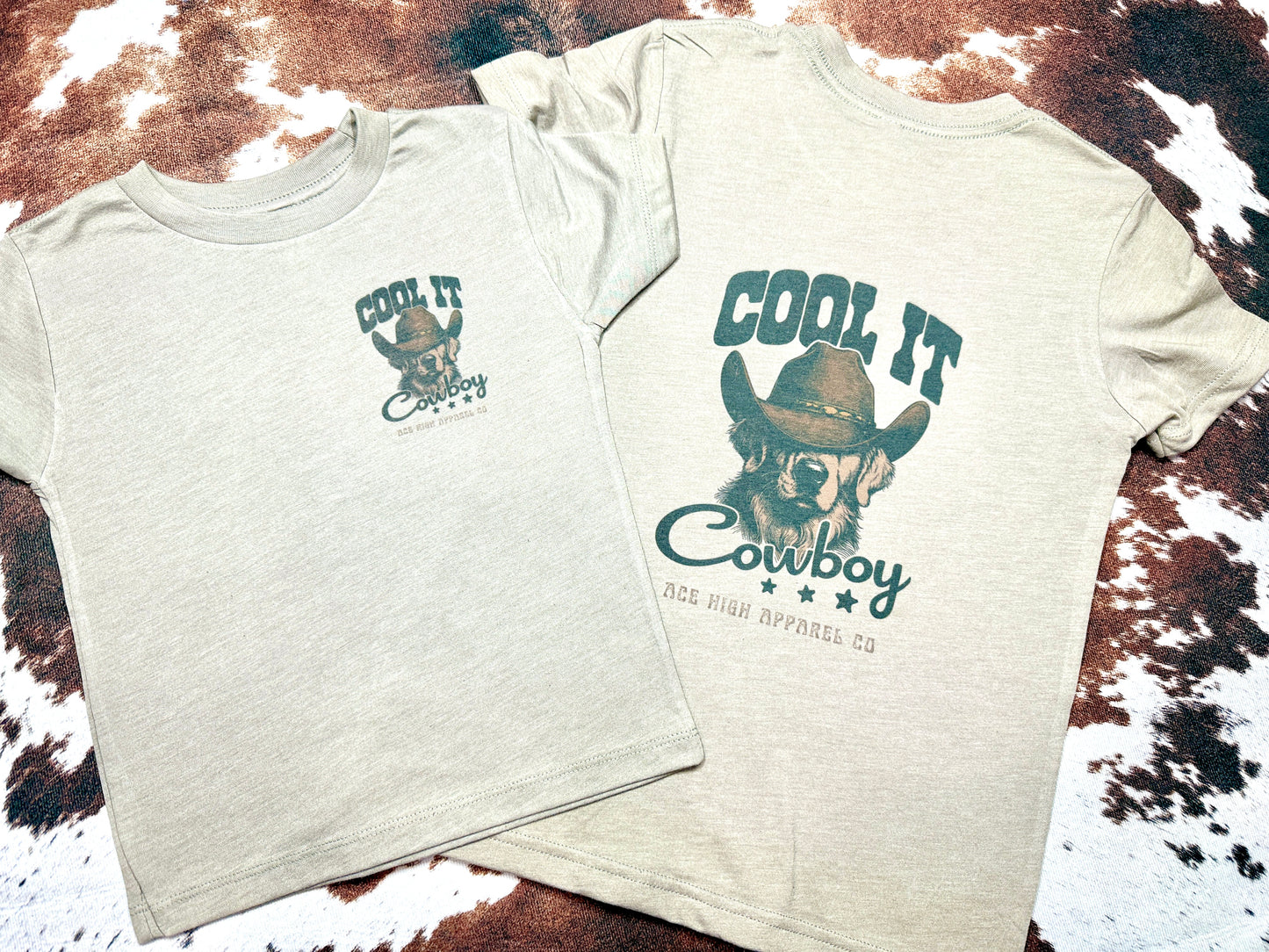 Cool It Cowboy Custom Ace High Tee