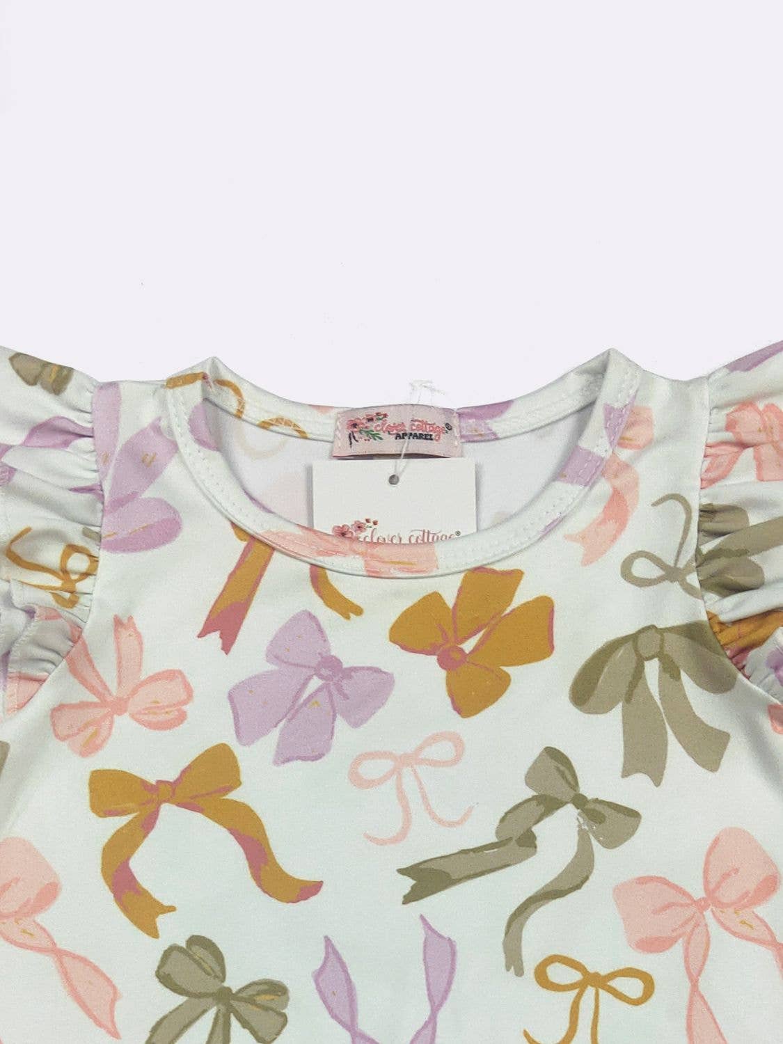 Sage Coquette Baby Romper