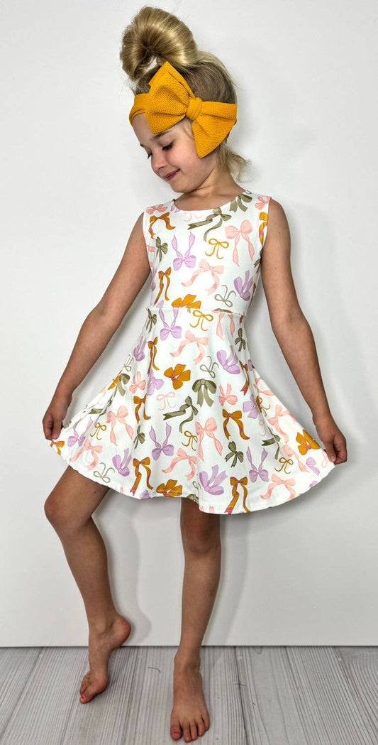 Sage Coquette Athletic Girls Dress