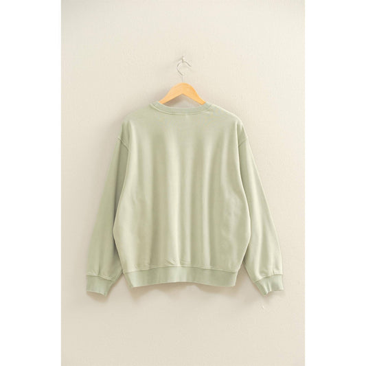 Oversized Mineral Washed Sweatshirt