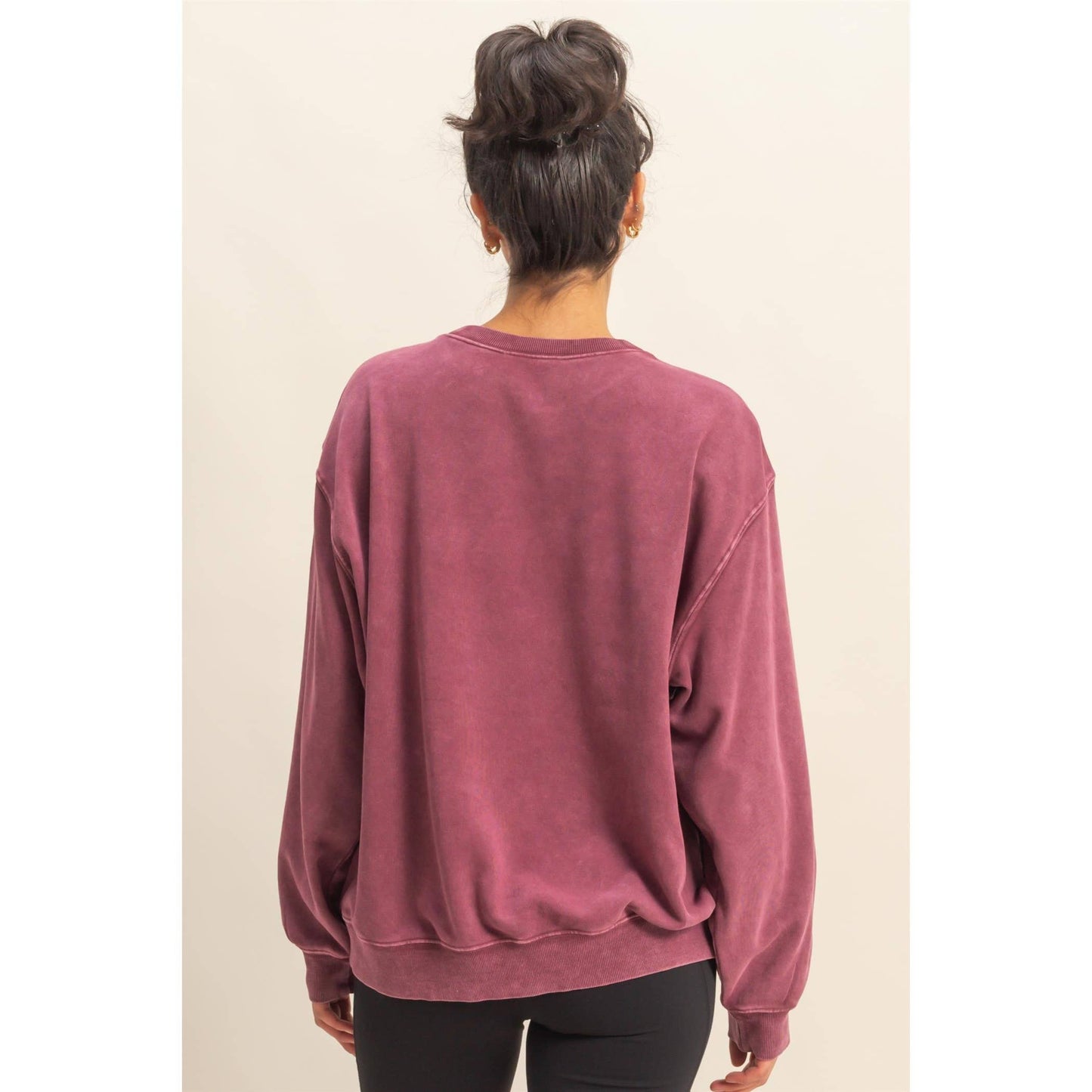 Oversized Mineral Washed Sweatshirt