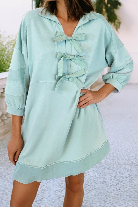 Katie Bow Cotton Dress