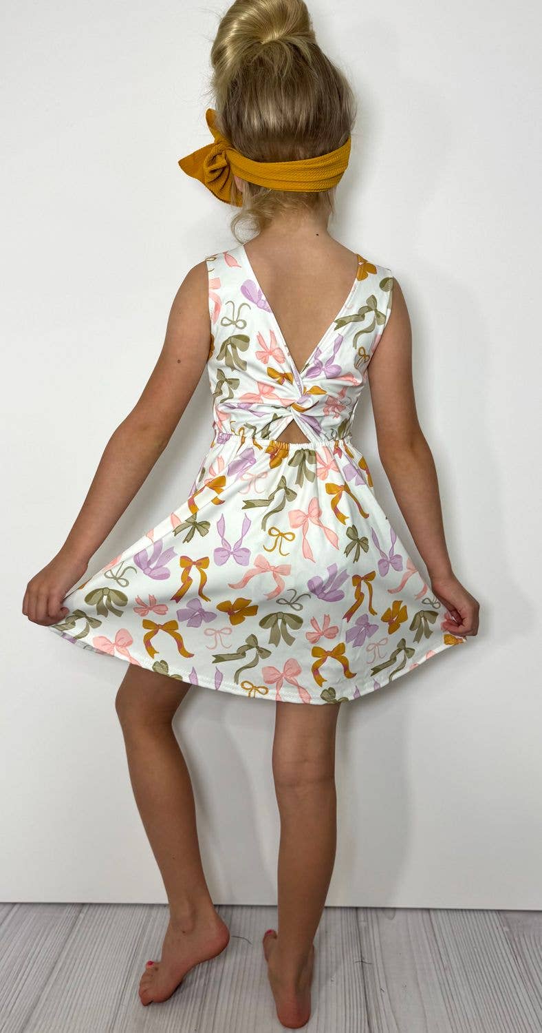 Sage Coquette Athletic Girls Dress