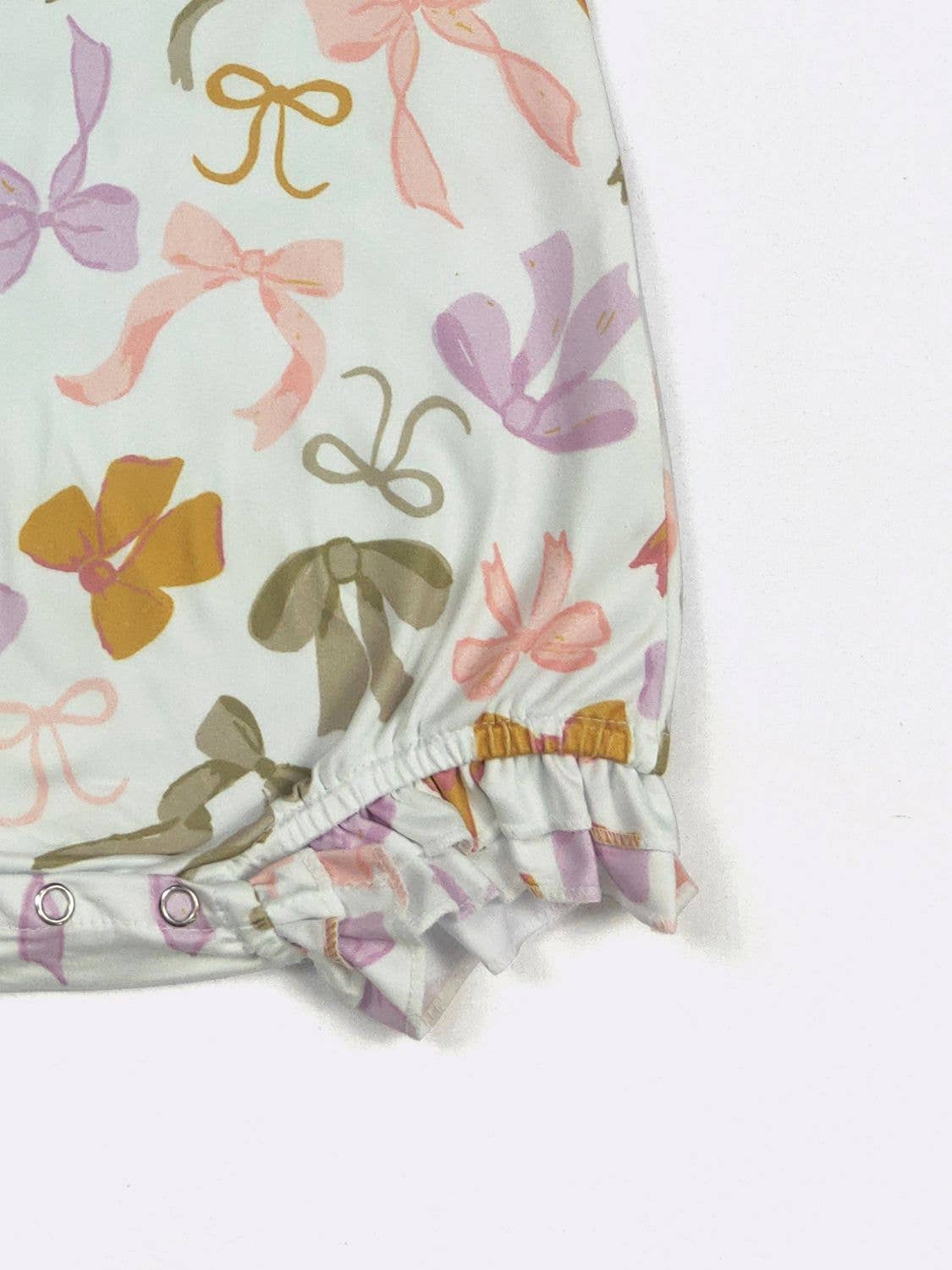 Sage Coquette Baby Romper