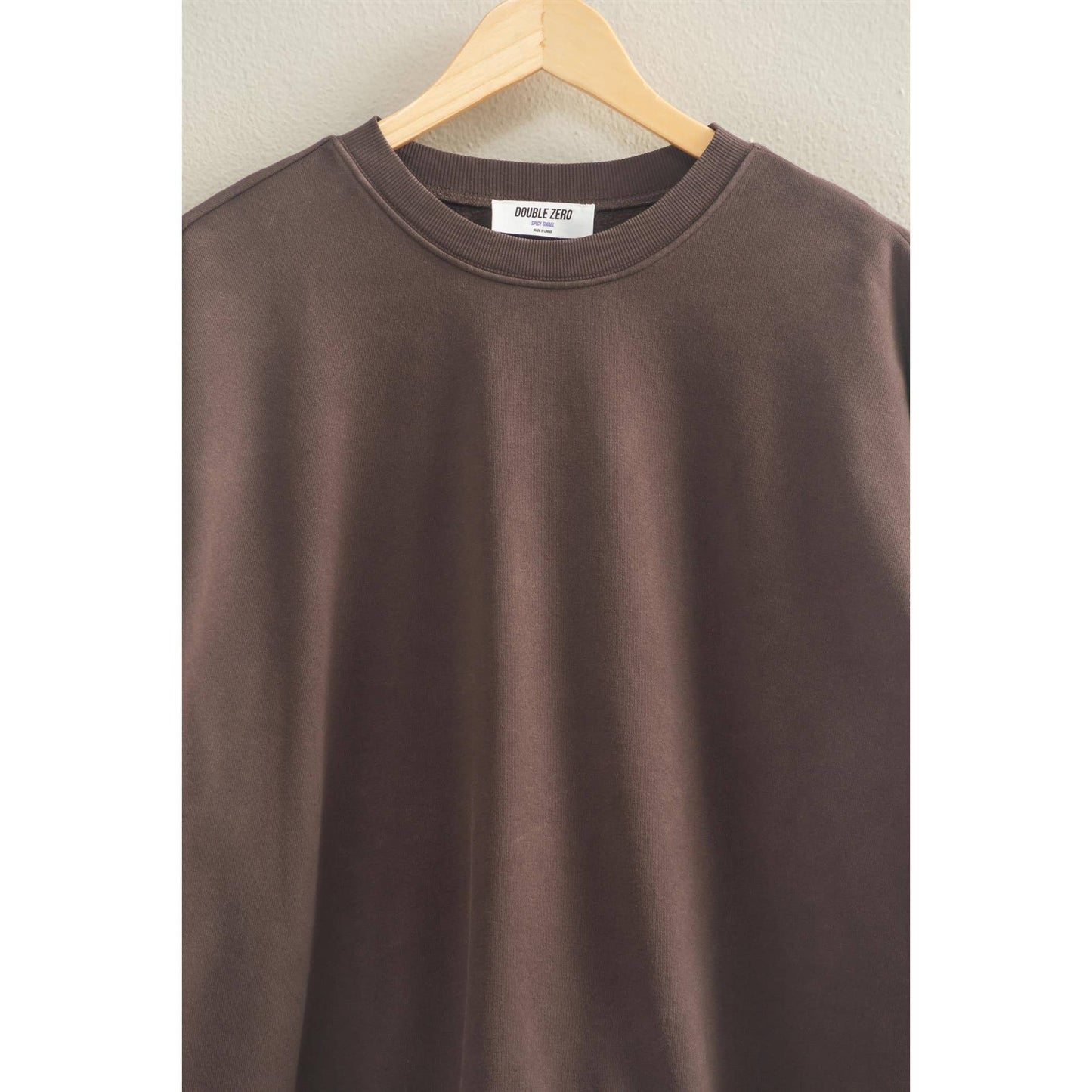 Oversized Mineral Washed Sweatshirt