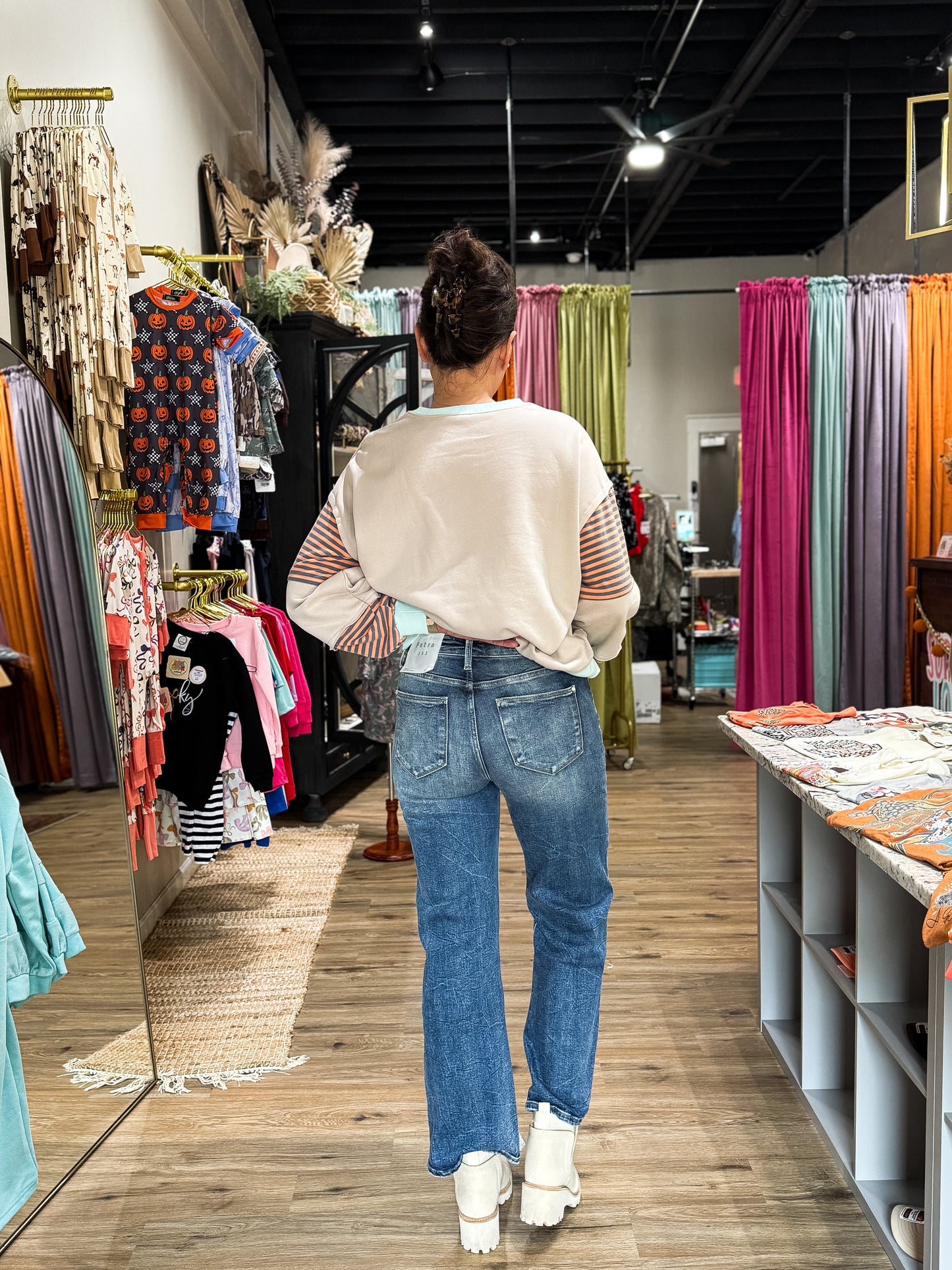 Petra 153 Wide Leg Destroyed Hem