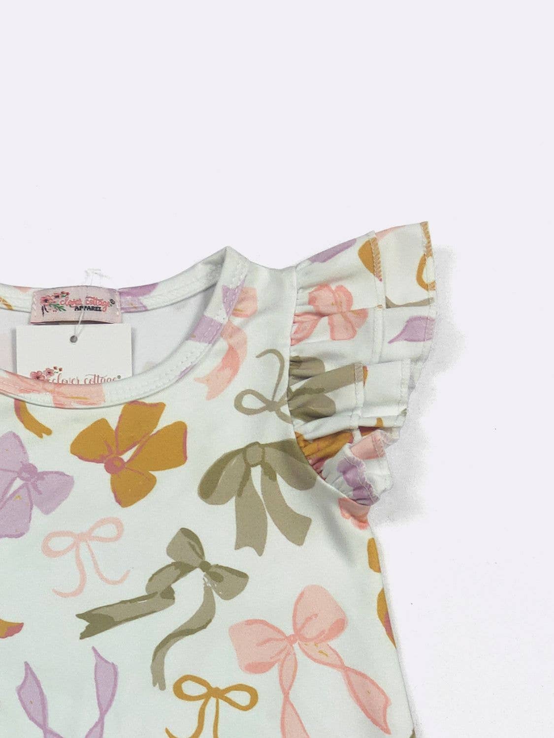 Sage Coquette Baby Romper