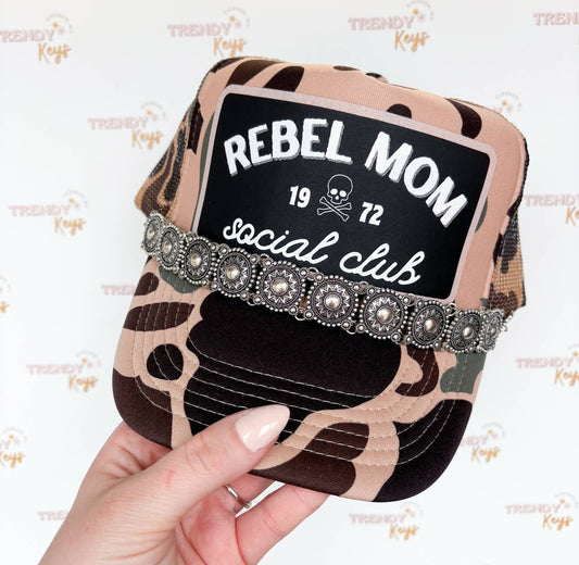 Rebel Mom Social Club Trucker Hat